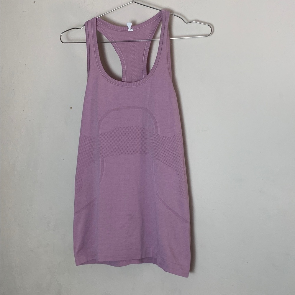 Lululemon Swiftly Tech Racerback Lilac Quartz Lavender Size 8